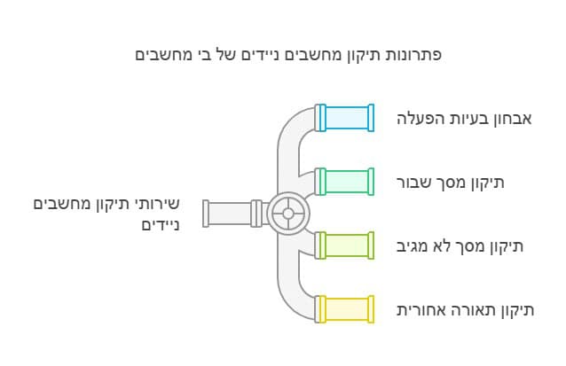 תיקון מחשב לפטופ נייד