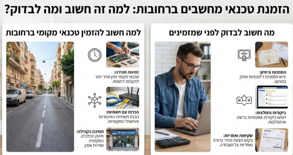 הזמנת טכנאי מחשבים ברחובות הזמנת טכנאי מחשבים ברחובות
