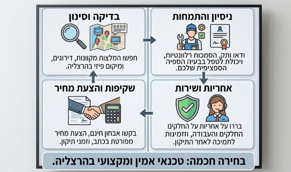 טכנאי אמין ומקצועי בהרצליה טכנאי אמין ומקצועי בהרצליה