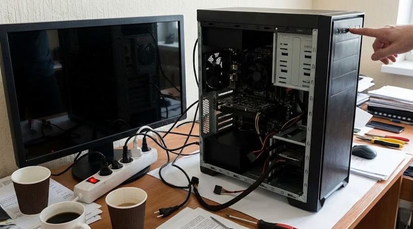 מחשב לא נדלק מחשב לא נדלק