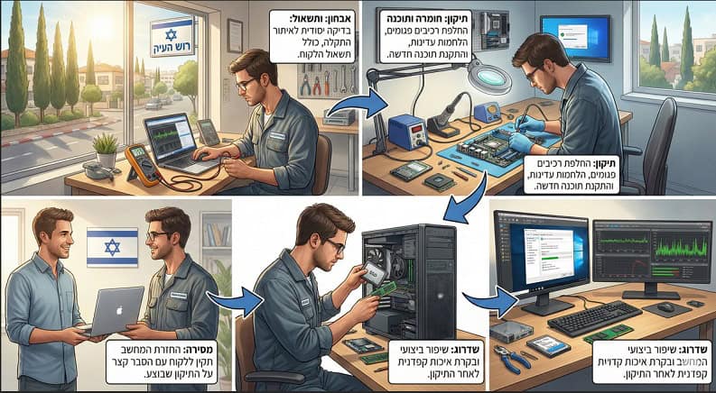 מעבדת מחשבים בראש העין מעבדת מחשבים בראש העין