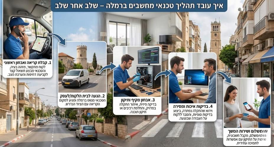 עבודות של טכנאי מחשבים ברמלה עבודות של טכנאי מחשבים ברמלה